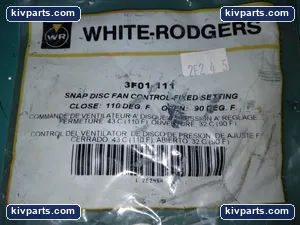 White-rodgers 3F01-111 Snap Disc Fan Control – actual item, photo 3 of 4
