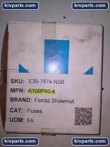 Mersen A100P40-4 Fuse – actual item, photo 3 of 4