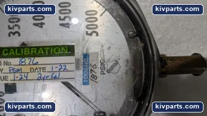 PSM 1876 PRESSURE GAUGE 0 - 5000 PSI – actual item, photo 3 of 7