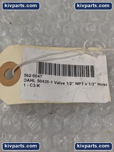 Dahl 50430-1 Brass Ball Valve – actual item, photo 2 of 5
