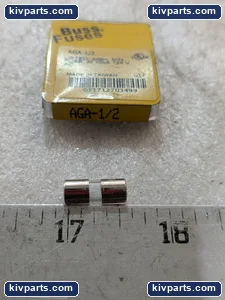 Bussmann AGA-1/2 Fast-Acting Glass Fuse – actual item, photo 3 of 6