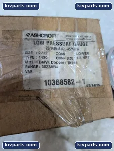 Ashcroft 25-1490-A-D2L-3528/W Gauge – actual item, photo 2 of 4