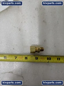 Brass Compression Male Adapter 3/8 OD Tube x 1/8 MNPT Fitting Lot of 9 Plumbing – actual item, photo 2 of 3