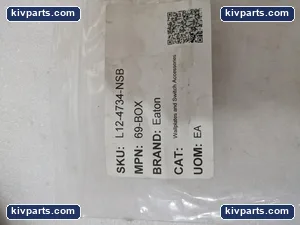 Eaton 69-BOX Chrome Power Outlet – actual item, photo 2 of 5