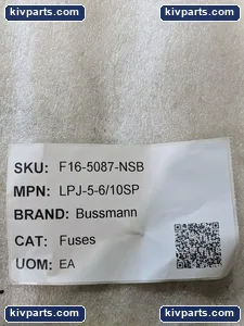 Bussmann LPJ-5-6/10SP Low-Peak Class Time Delay Fuse – actual item, photo 2 of 7