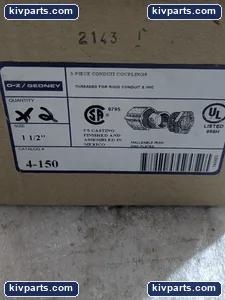 O-z Gedney 3-PIECE O-Z/ Conduit Couplings – actual item, photo 2 of 8