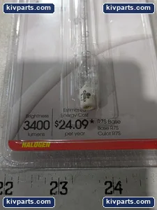 Satco S3495 T3 R7s Double Ended Halogen Lamp – actual item, photo 6 of 9
