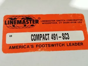 Linemaster 491-SC3 Compact Foot Switch
