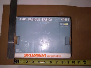 Sylvania H4666 4x6 Rectangular High Beam Lamp