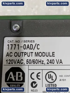 Allen-Bradley 1771-OAD/C AC Output Module – actual item, photo 2 of 9