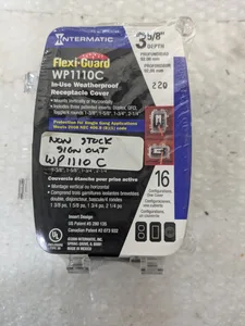 Intermatic WP1110C Weatherproof Receptacle Cover