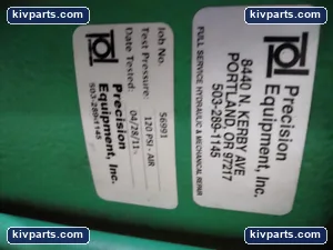 4325H Cast Iron Pneumatic Air Cylinder 120 PSI Flange Mount Industrial Actuator – actual item, photo 2 of 7