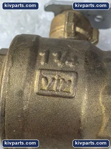 Brass Ball Valve 1-1/4" 600 WOG Inline Shut Off Lever Handle Industrial Plumbing – actual item, photo 4 of 6