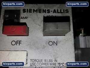 Siemens-allis MSP10F A11 Motor Starter – actual item, photo 4 of 4