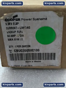 Cooper CBUC09050C100 Current Limiting Backup Fuse – actual item, photo 4 of 5
