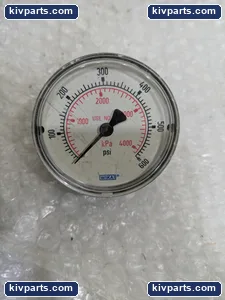 WIKA 0-4000 0-600 PSI kPa Pressure Gauge – actual item, photo 5 of 6