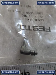 Festo LCN-M3-PK-3 Pneumatic Elbow Connector – actual item, photo 2 of 3