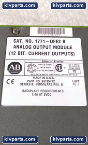 CAT 1771-OFE2 Analog Output Module – actual item, photo 2 of 8