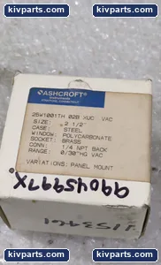 Ashcroft 25W1E01TH Vacuum Gauge – actual item, photo 2 of 5