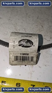 Gates 11M950 Timing Belt Rubber Drive – actual item, photo 2 of 3
