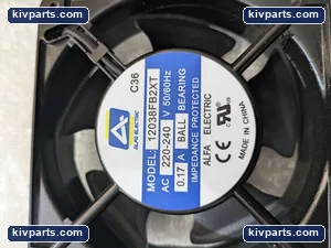 Alfa Electric 12038FB2XT Axial Cooling Fan – actual item, photo 2 of 4