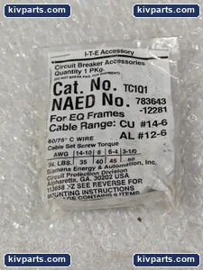 Siemens TC1Q1 Lug Kit EQ Frame Circuit Breaker – actual item, photo 2 of 4