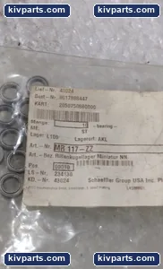 Lief-Nr 117-2Z Bearing – actual item, photo 4 of 4