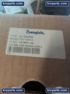 Swagelok 1/4MNPT GI Gauge – actual item, photo 4 of 4