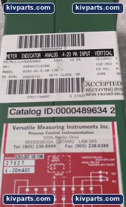 Versatile Measuring Instruments 9283-00E-VB-13N Vertical Meter – actual item, photo 2 of 5