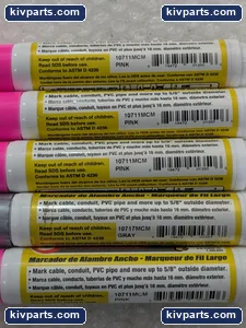 U-mark Permanent Wire Marker Pink Cable – actual item, photo 5 of 6