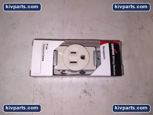 Cooper 817LA-BOX Light Almond Single Receptacles – actual item, photo 3 of 5