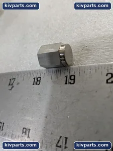 2/ORDER Steel Pipe Cap SS Plug Fitting – actual item, photo 5 of 6