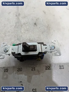 Eaton 1303-7B-SP-LW Toggle Light Switch – actual item, photo 3 of 11
