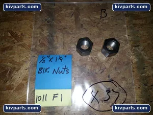 Hex Nuts 1/2 x 1-1/4 In Steel Hardware Fastener Lot of 37 Heavy Duty Industrial – actual item, photo 2 of 2