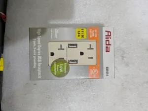 031014 Duplex USB Charger Receptacle