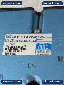 MAC 82A-AC-CKA-TM-DDAP-4DA 4 Way Air Solenoid Valve – actual item, photo 2 of 6