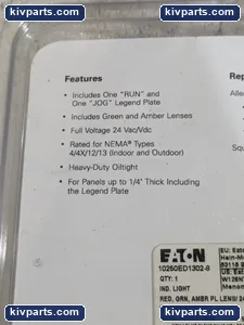 Eaton 10250T206NC1N-POP Pilot Light – actual item, photo 7 of 10