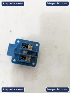 2-Pole Panel Mount Power Receptacle Socket Blue OEM – actual item, photo 3 of 4