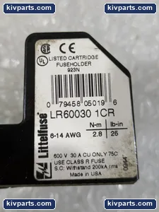Littelfuse LR60030 Class Cartridge Fuse Holder – actual item, photo 4 of 5