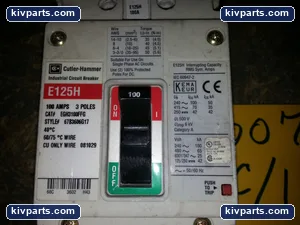 Cutler-Hammer EGH3100FFG E125H Circuit Breaker – actual item, photo 3 of 5