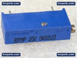 Bourns 3009P-1-202 Trimpot Trimmer Potentiometer – actual item, photo 5 of 6