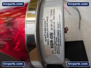Edwards 53DR-GW Adaptabeacon Red Rotating Beacon – actual item, photo 2 of 4