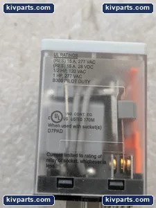 Eaton D7PF4AT 4 PDT Power Relay – actual item, photo 10 of 11