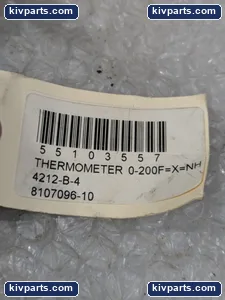 4212-B-4 Thermometer 8107096-10 – actual item, photo 2 of 6
