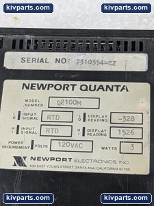 Newport Q2100M DIN Digital Panel Meter RTD – actual item, photo 4 of 5