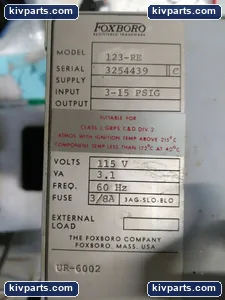 Foxboro 123-RE Pneumatic Chart Recorder – actual item, photo 2 of 8