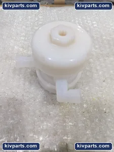 846 White Plastic 3-Port Inline Fluid Housing Hex Top Port Chemical Industrial – actual item, photo 3 of 4