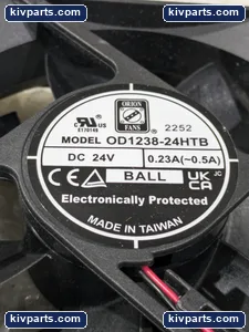 Orion Fans OD1238-24HTB Axial Cooling Fan – actual item, photo 3 of 7