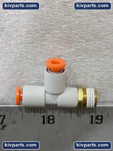 SMC 3/ORDER Tube Push-In Pneumatic Fitting – actual item, photo 6 of 7