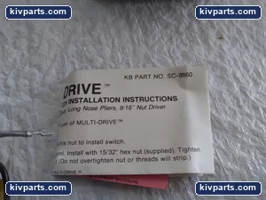 KB SC-9860 Kit for Multi-Drive DC Motor – actual item, photo 2 of 6